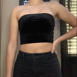 Black tube top